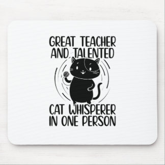 Docent Cat Lover | Katten Pet Kitten Knitting Gift Muismat