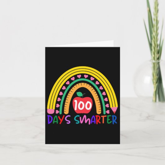 Docent citeert 100 dagen schoolleraar en studie kaart (Voorkant)