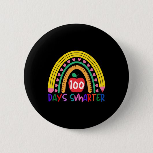 Docent citeert 100 dagen schoolleraar en studie ronde button 5,7 cm (Voorkant)