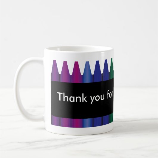 Docent Crayon Design Mok 3 (Links)