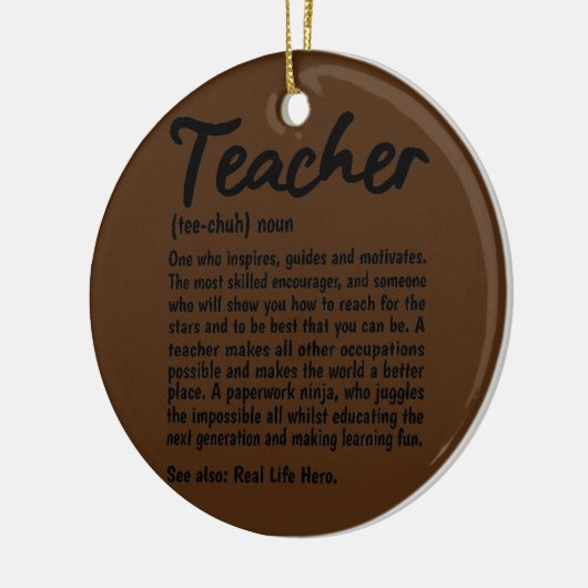 Docent Definition Noun Docent School Keramisch Ornament (Links)