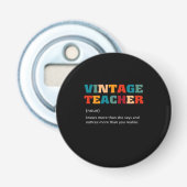 Docent  docent button flesopener (Voorkant)