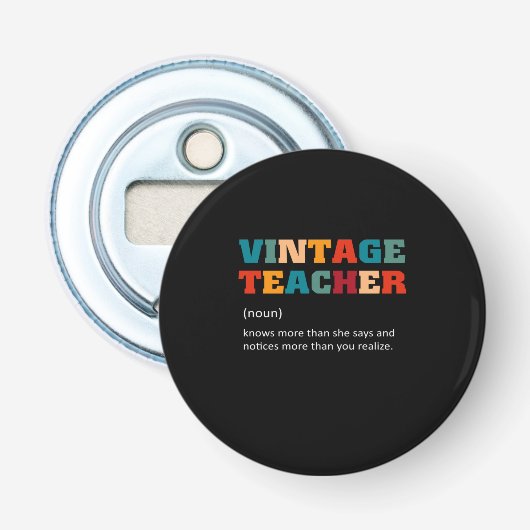 Docent  docent button flesopener (Voorkant)