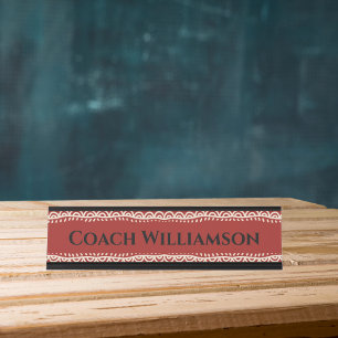 Docent Educator Coach Professioneel Afrikaans Deco Bureau Naambordje