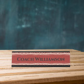 Docent Educator Coach Professioneel Afrikaans Deco Bureau Naambordje