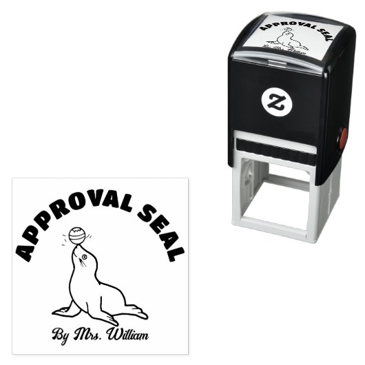 Docent goedgekeurd zegel  zelfinktende stempel (In situ)