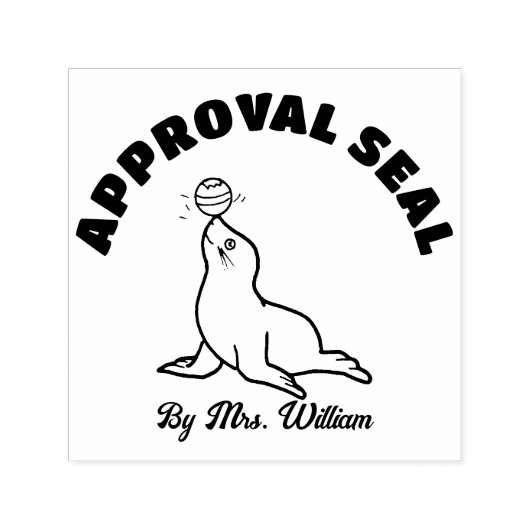 Docent goedgekeurd zegel zelfinktende stempel (Design)