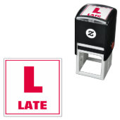 Docent Grading Stamp: L, LAAT Zelfinktende Stempel (In situ)