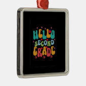 Docent Hallo tweede graad Metalen Ornament (Rechts)