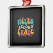 Docent Hallo tweede graad Metalen Ornament (Links)