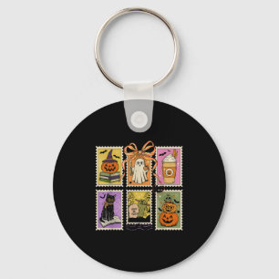 Docent Halloween Shirt Soky Ghost Reading Hallowe Sleutelhanger