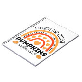 Docent Herfst Halloween regenboog cadeau voor doce Notitieboek (Linkerzijde)