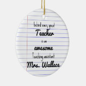 docent hulp canvas tas docent assistentie TA Keramisch Ornament (Rechts)