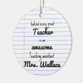 docent hulp canvas tas docent assistentie TA Keramisch Ornament (Links)