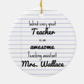 docent hulp canvas tas docent assistentie TA Keramisch Ornament (Achterkant)