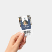 Docent-ID-Kaart | Navy Collage School ID Kaart Badge (Handheld)