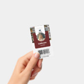 Docent-ID-Kaart | Navy Collage School ID Kaart Badge (Handheld)