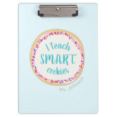 Docent Ik geef Smart Cookies Klembord (Voorkant)