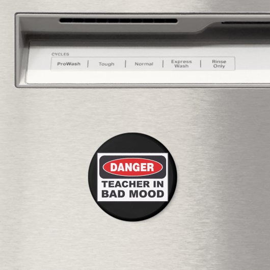 Docent in Bad Mood Humor Magnet (Insitu (Vaatwasser))