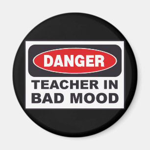 Docent in Bad Mood Humor Magnet