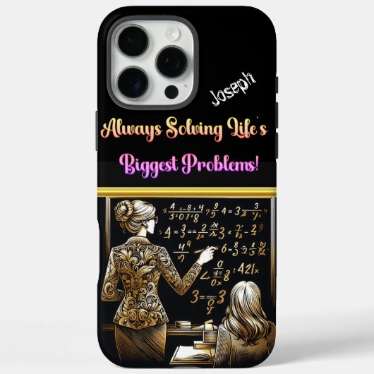 Docent inspireert studenten in Wiskunde Case-Mate iPhone Case (Achterkant)