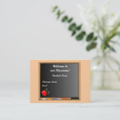 Docent/instructeur-profielkaart Visitekaartje (Staand voorkant)