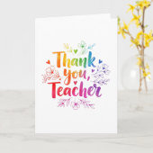 Docent Kaart – Dank u, docent! (Gele Bloem)