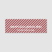 Docent & Kantoor Labels. Modern. Goud. Klein. Naamplaatje (Voorkant)
