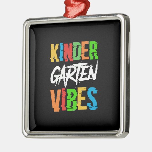 Docent Kinder Garten Vibes Metalen Ornament (Links)