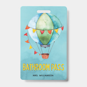 Docent Klas School Toiletpas Badge