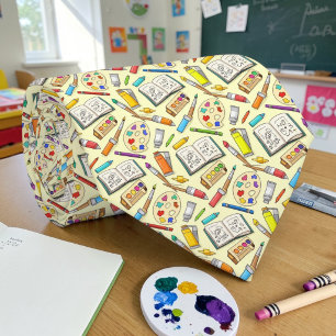 Docent Kunstleraar Patroon Necktie Knoopdas Stropdas