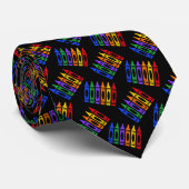 Docent Kunstleraar Patroon Necktie Tie Stropdas (Opgerold)
