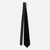 Docent Kunstleraar Patroon Necktie Tie Stropdas (Achterkant)