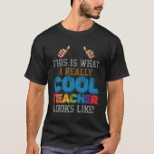 Docent Leerling Student Gezegden Educators T-shirt (Voorkant)