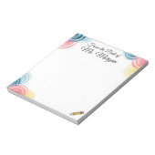 Docent Modern Waterverf Design Notitieblok (Linkerzijde)