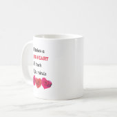 Docent: Neemt een groot hart om kleine geesten te  Koffiemok (Voorkant links)