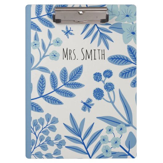 Docent notitieboek, gepersonaliseerd lerarengesche klembord (Voorkant)