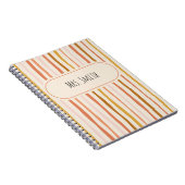 Docent notitieboek, gepersonaliseerd lerarengesche notitieboek (Rechterzijde)