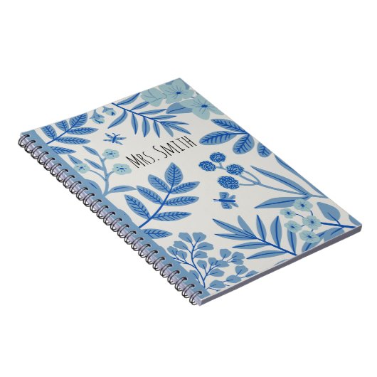 Docent notitieboek, gepersonaliseerd lerarengesche notitieboek (Rechterzijde)