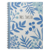 Docent notitieboek, gepersonaliseerd lerarengesche notitieboek (Voorkant)