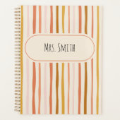 Docent notitieboek, gepersonaliseerd lerarengesche planner (Voorkant)