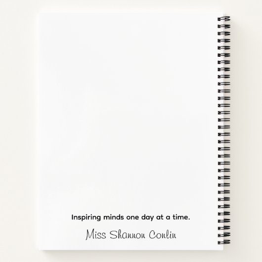 Docent Notitieboek – Pencil/Chihuahua Design (Achterkant)