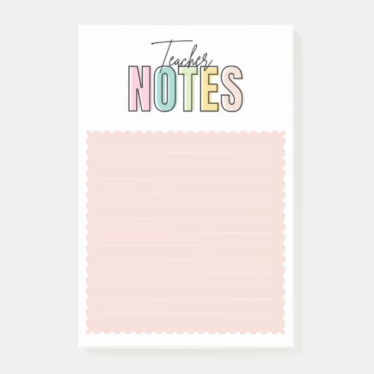 Docent Notities Post-it® notes (Voorkant)