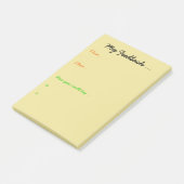 Docent of student feedback post-it® notes (Schuin)