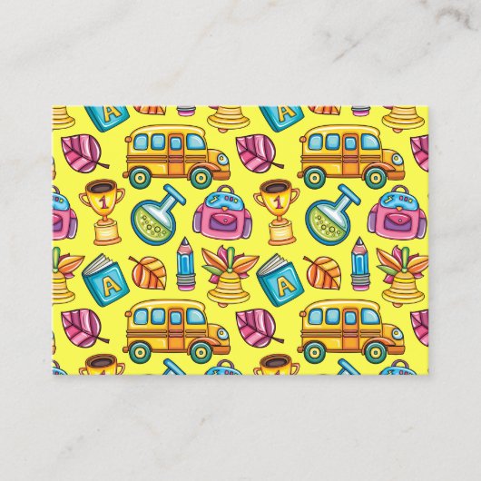 Docent / Onderwijs Visitekaartje (Voorkant)