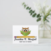 Docent / Onderwijs Visitekaartje door SRF (Staand voorkant)