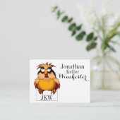 Docent / Onderwijs Visitekaartje en Humor (Staand voorkant)