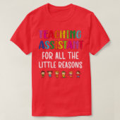 Docent Onderwijsassistent Onderwijsassistent Onder T-shirt (Design voorkant)