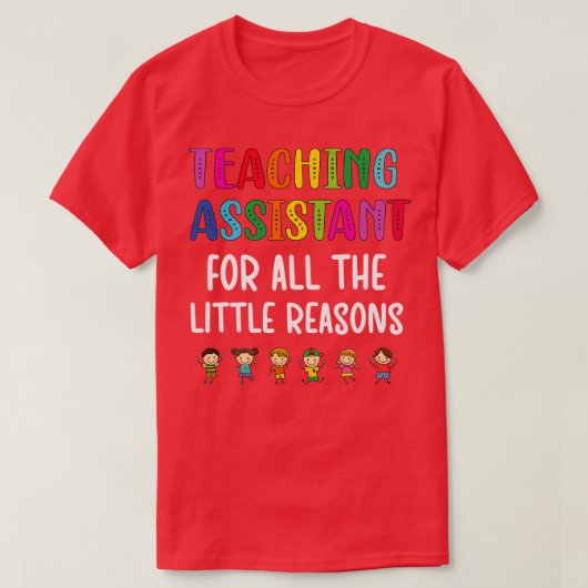 Docent Onderwijsassistent Onderwijsassistent Onder T-shirt (Design voorkant)