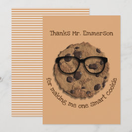 Docent One Smart Cookie Hartelijk dank Bedankkaart